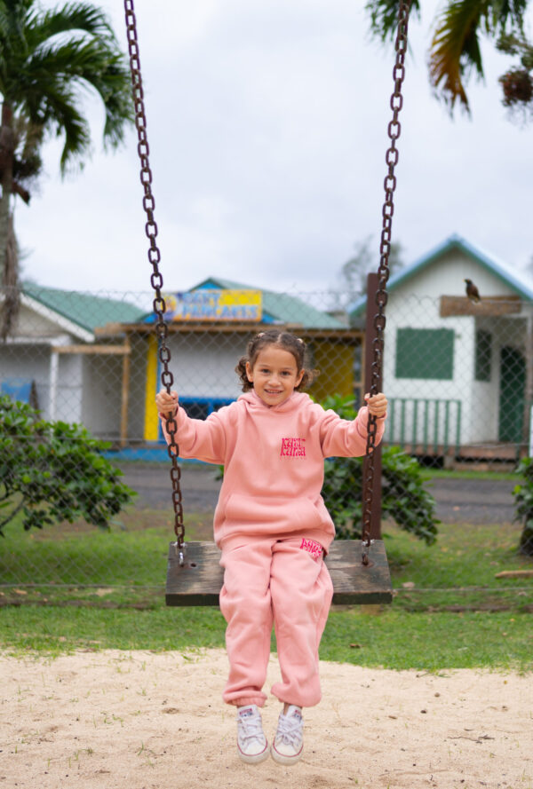 Katu Kanga Fleece Tracksuit - Coral Pink